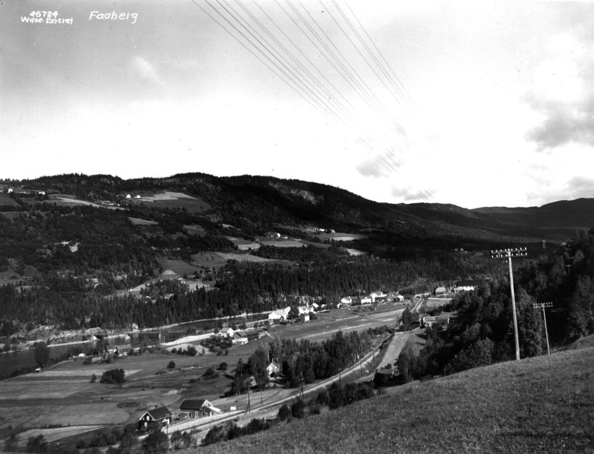 Anders Beer Wilse, Oversiktsbilde, bebyggelse, Lågen