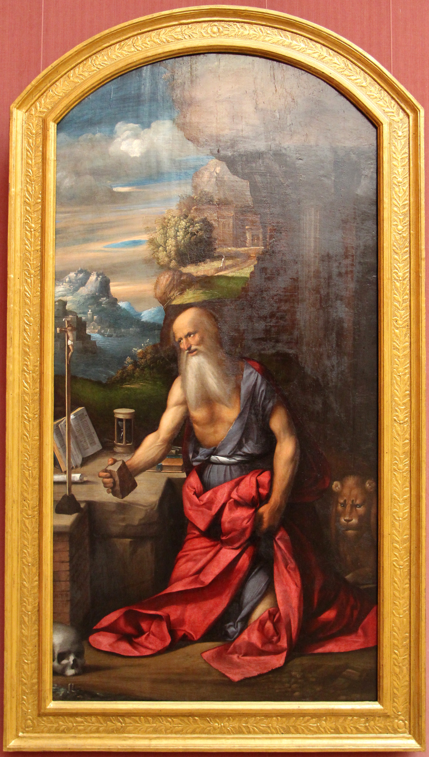 Benvenuto Tisi, The penitent saint Jerome