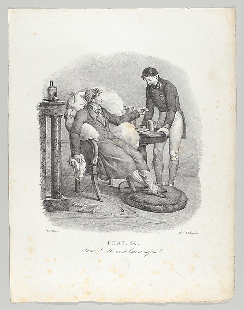 Victor Adam, Chap. IX: Jasmin!...elle avait l'air si ingénu!! (Jasmine gave the impression of being an ingenue!)