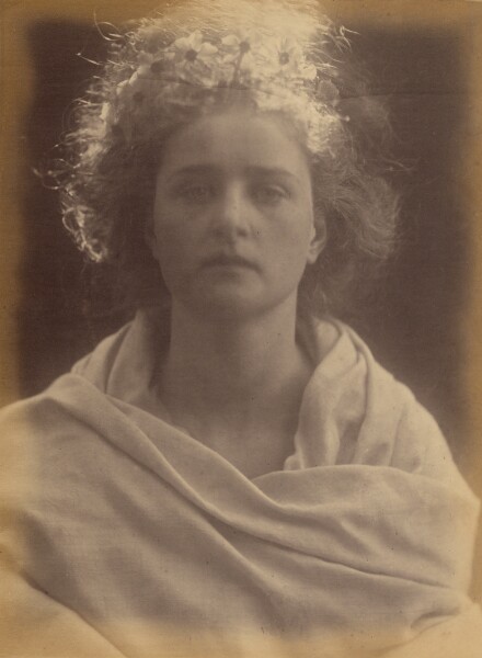 Julia Margaret Cameron, Aurora, Goddess of the Morning, Study of Emily Peacock