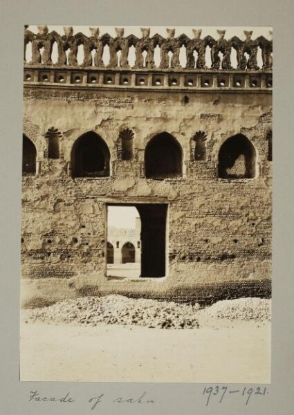 K.A.C. Creswell, Facade from the northeastern ziyada of the mosque of Ahmad ibn Tulun, Cairo