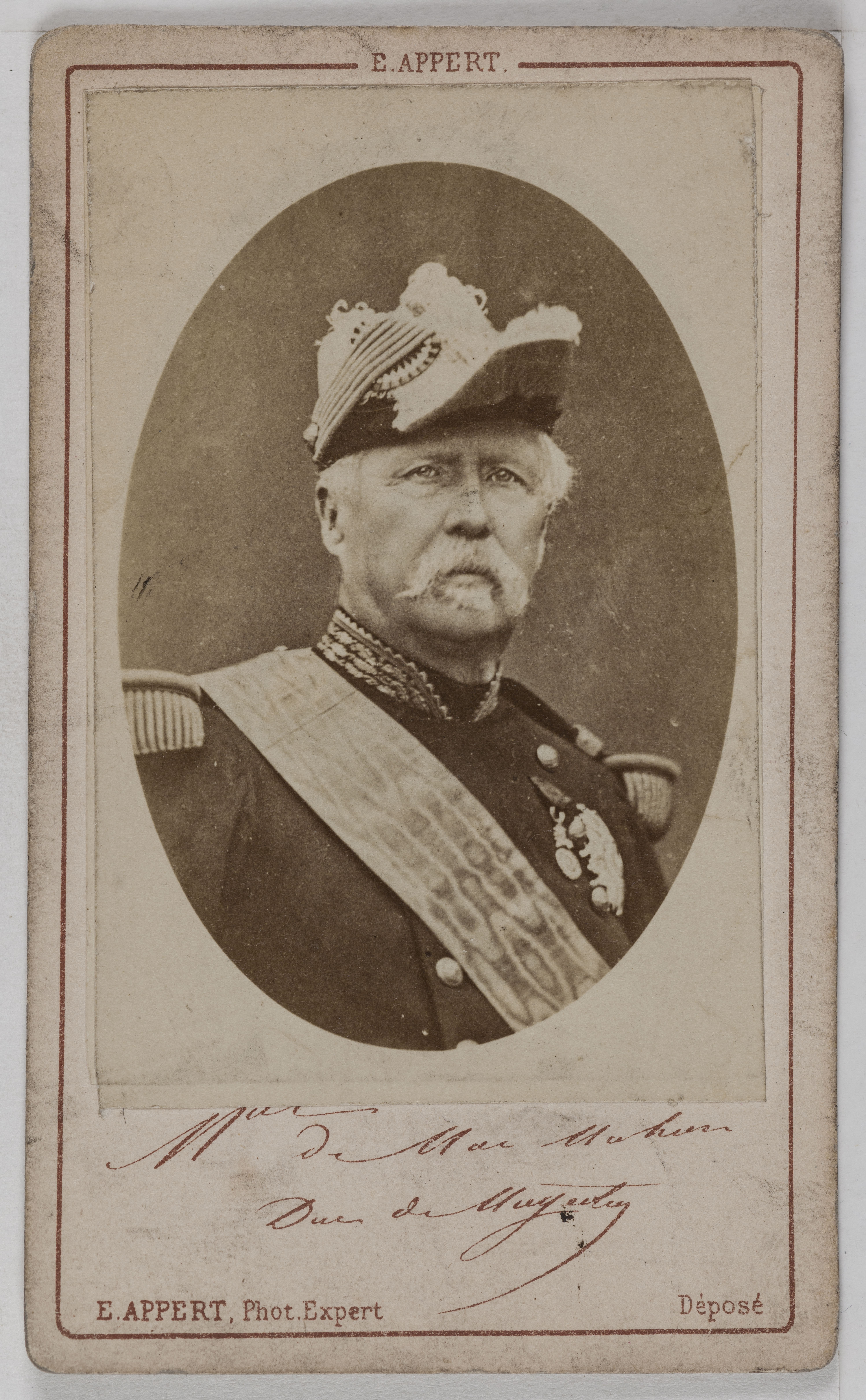 Ernest Charles Appert, Portrait de Patrice de Mac-Mahon, (1808-1893), (Maréchal de France, Président de la République 1873-79)