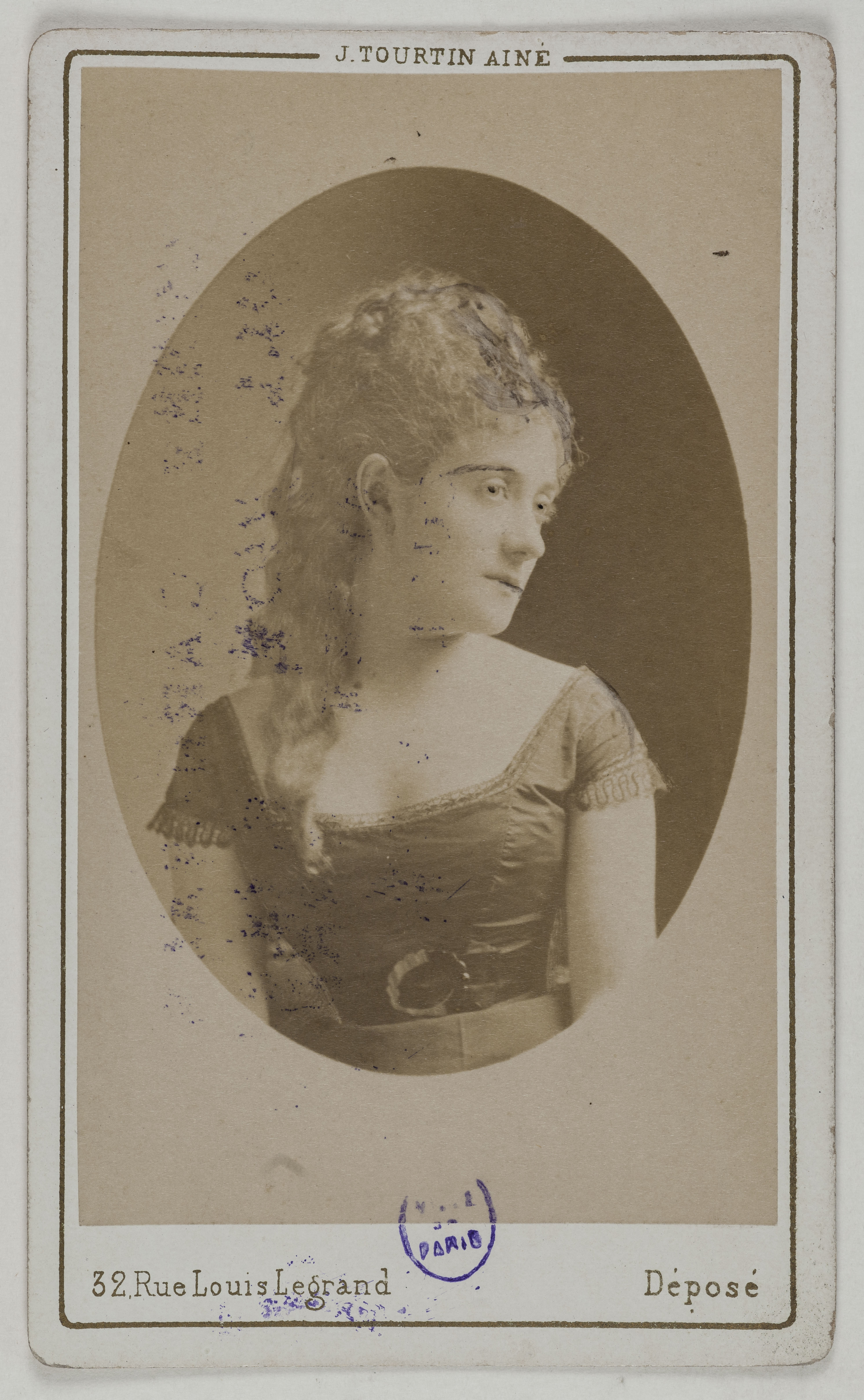 Joseph Tourtin, Portrait de Delta, (actrice)