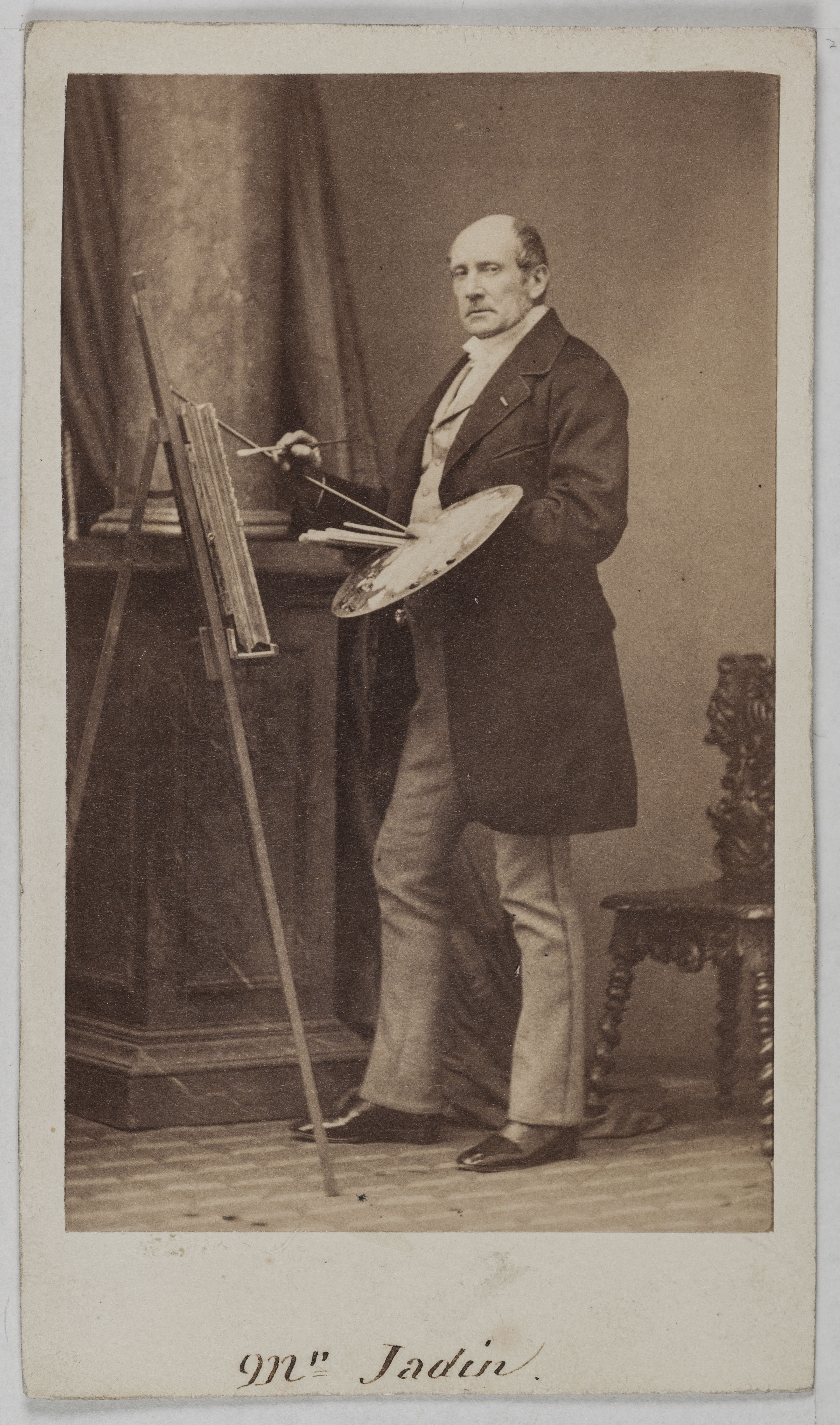 Anonyme, Portrait de Louis-Godefroy Jadin (1805-1882), (peintre)