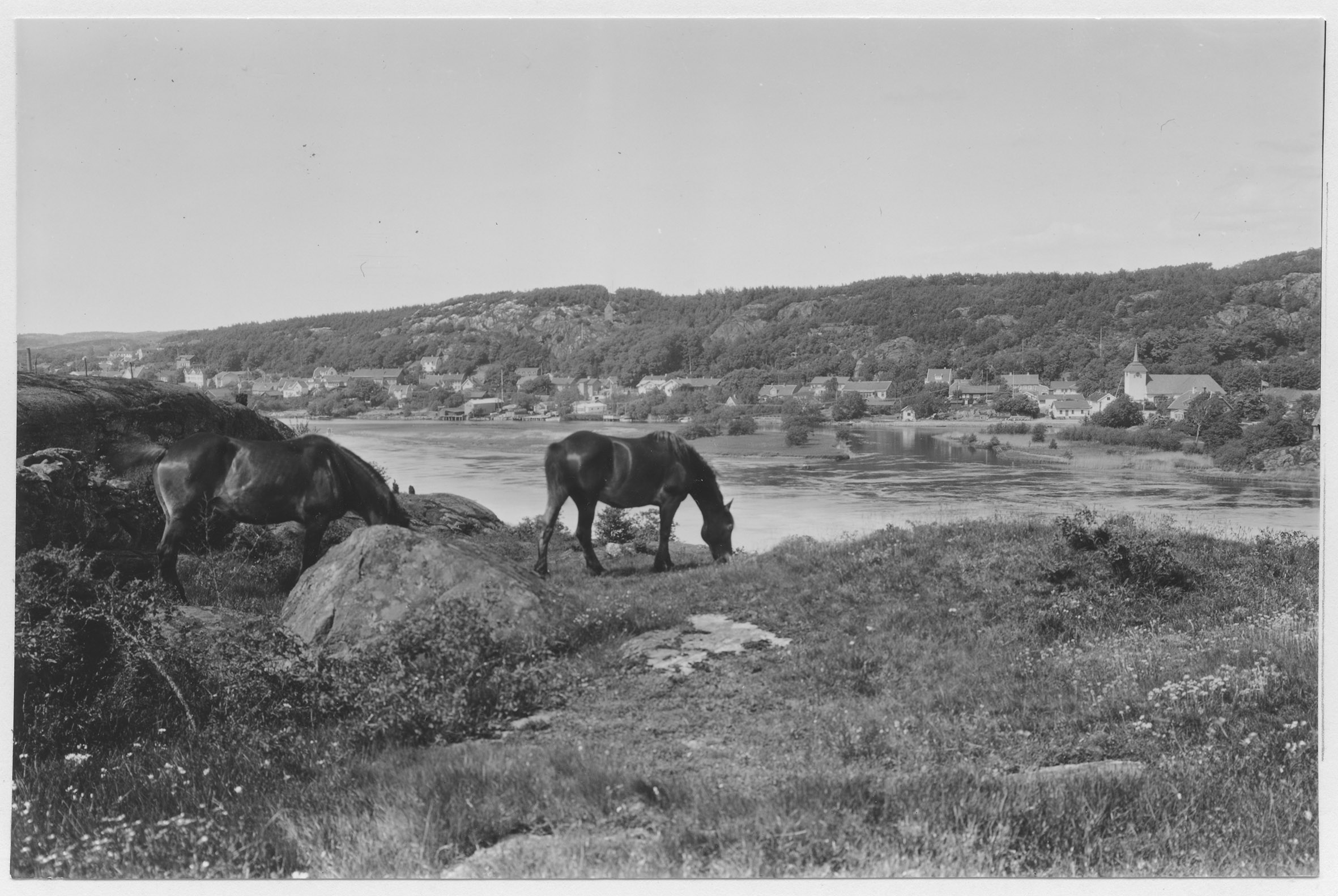Mårten Sjöbeck, Kungälv, vy mot Göta älv