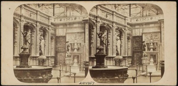 William England, Crystal Palace: View in the Renasissance Court