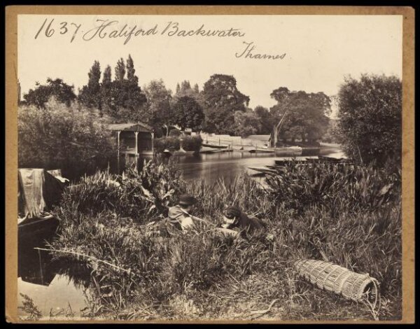 Francis Frith, Haliford Backwater.  Thames