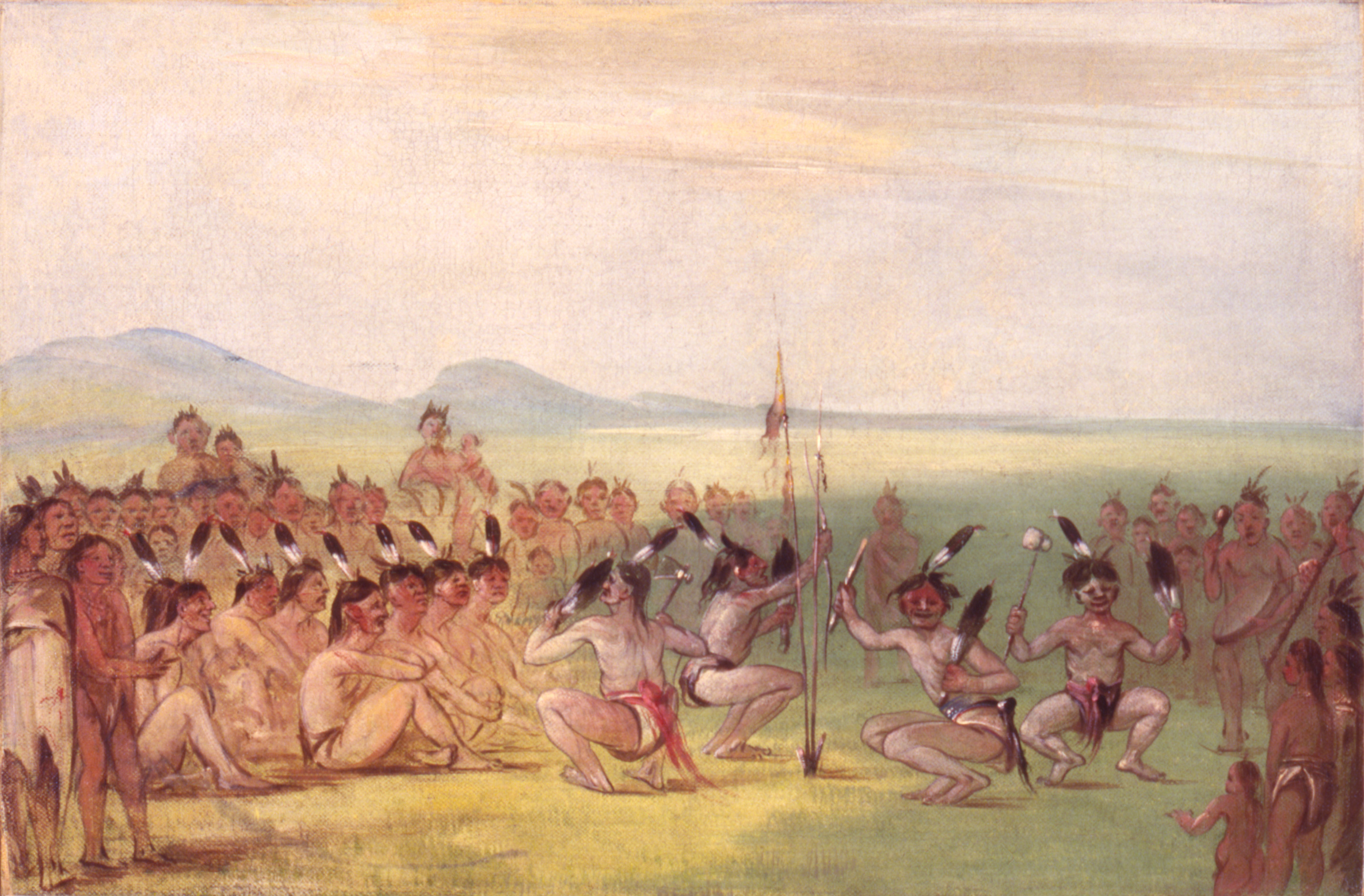 George Catlin, Eagle Dance, Choctaw