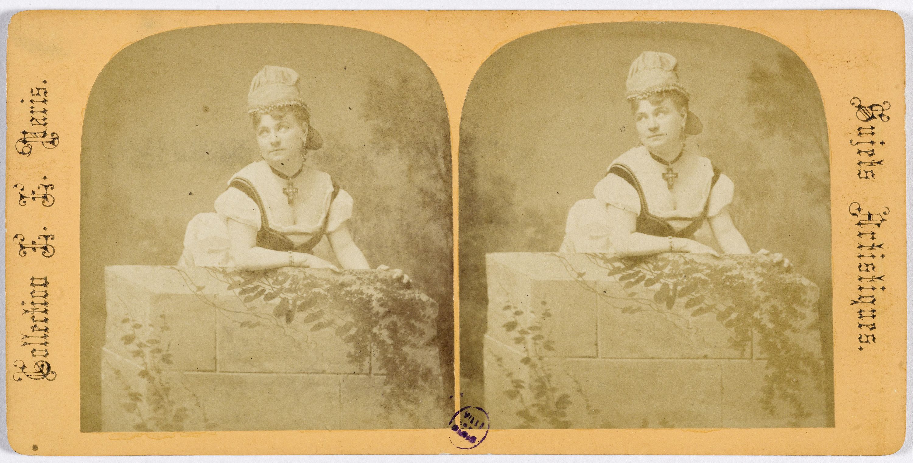 Anonyme, Portrait en buste de Lydie