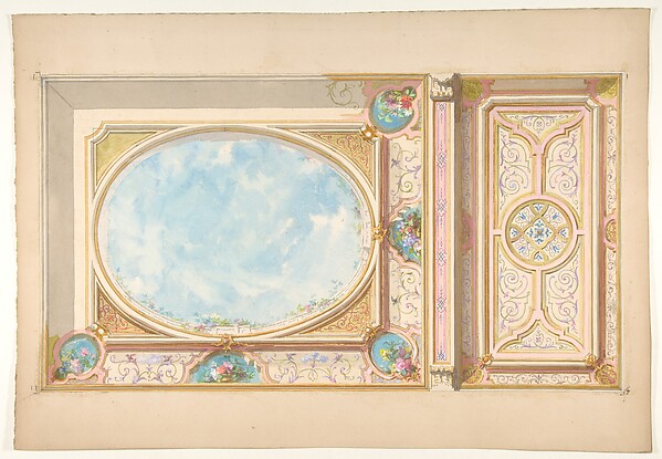 Jules-Edmond-Charles Lachaise, Design for a ceiling