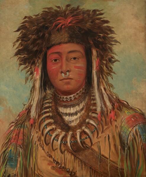 George Catlin, Boy Chief - Ojibbeway