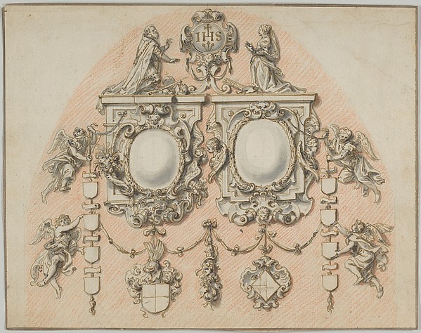 Abraham van Diepenbeeck, Design for the Epitaph of the 't Seraets-Van Etten family