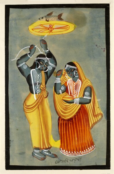 Unknown, Arjuna and Draupadi
