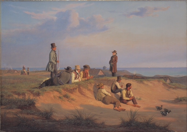 Martinus Rørbye, Mænd af Skagen en sommeraften i godt vejr