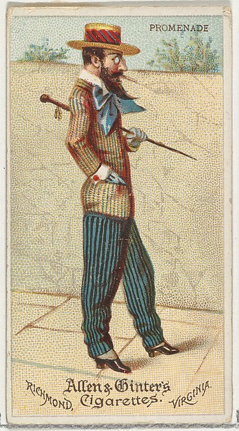 Allen & Ginter, Promenade, from World's Dudes series (N31) for Allen & Ginter Cigarettes