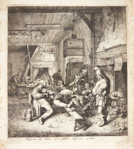 Cornelis Dusart, Fiolspiller i en krostue