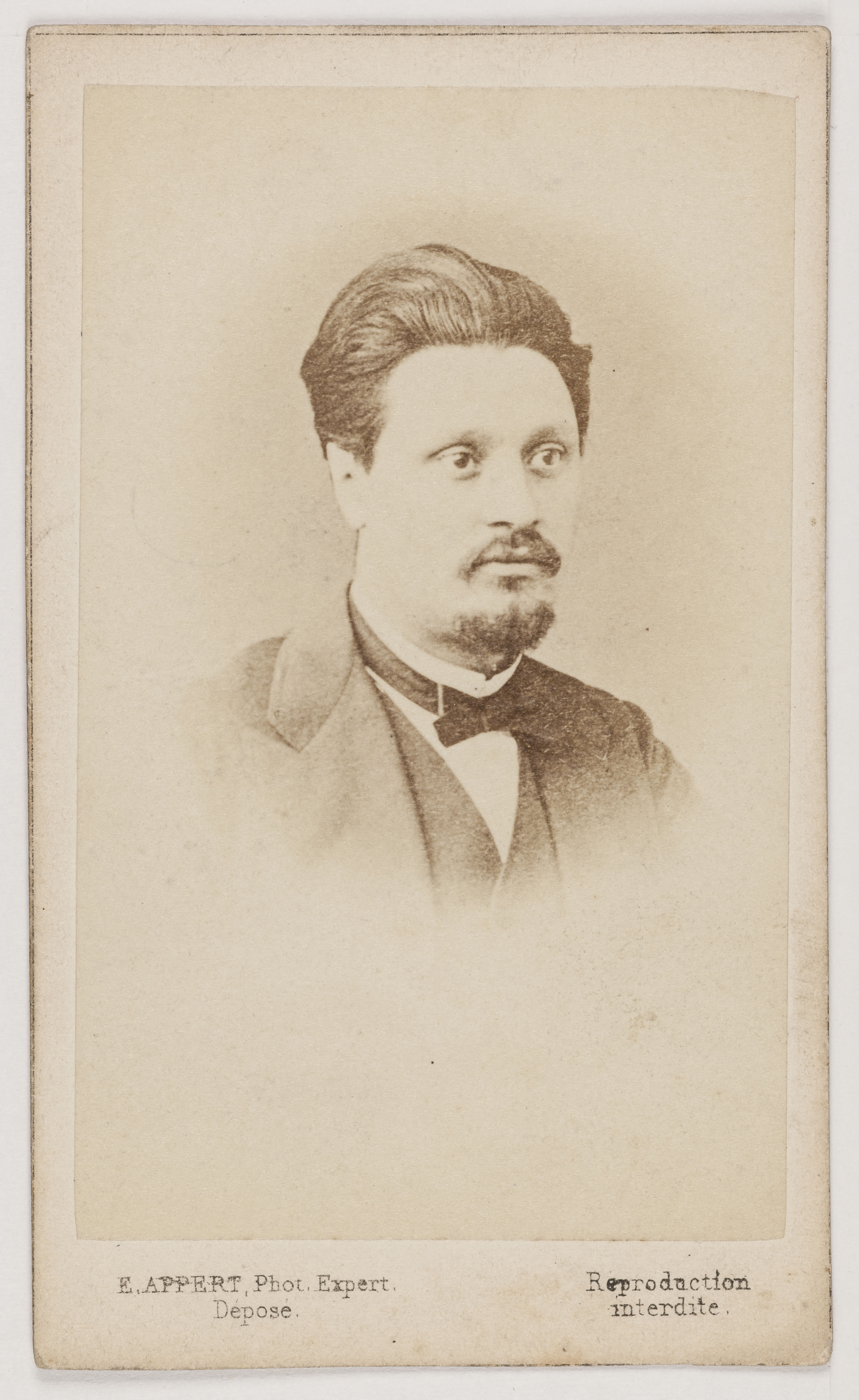 Ernest Charles Appert, Portrait de A. Sicard, cordonnier et membre de la Commune en 1871.