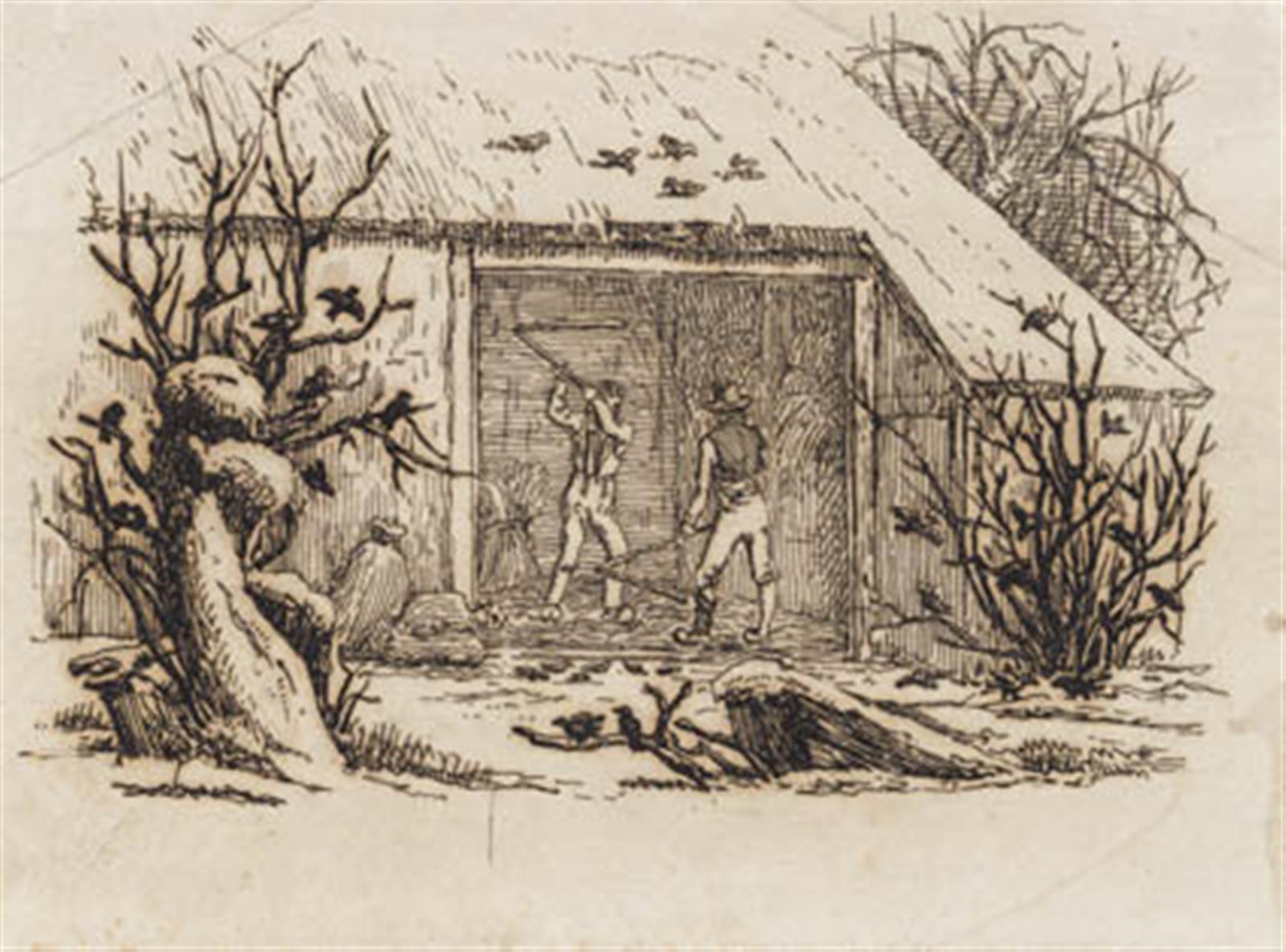 Martinus Rørbye, Illustration til "Halvhundrede Fabler for Børn" af Hey