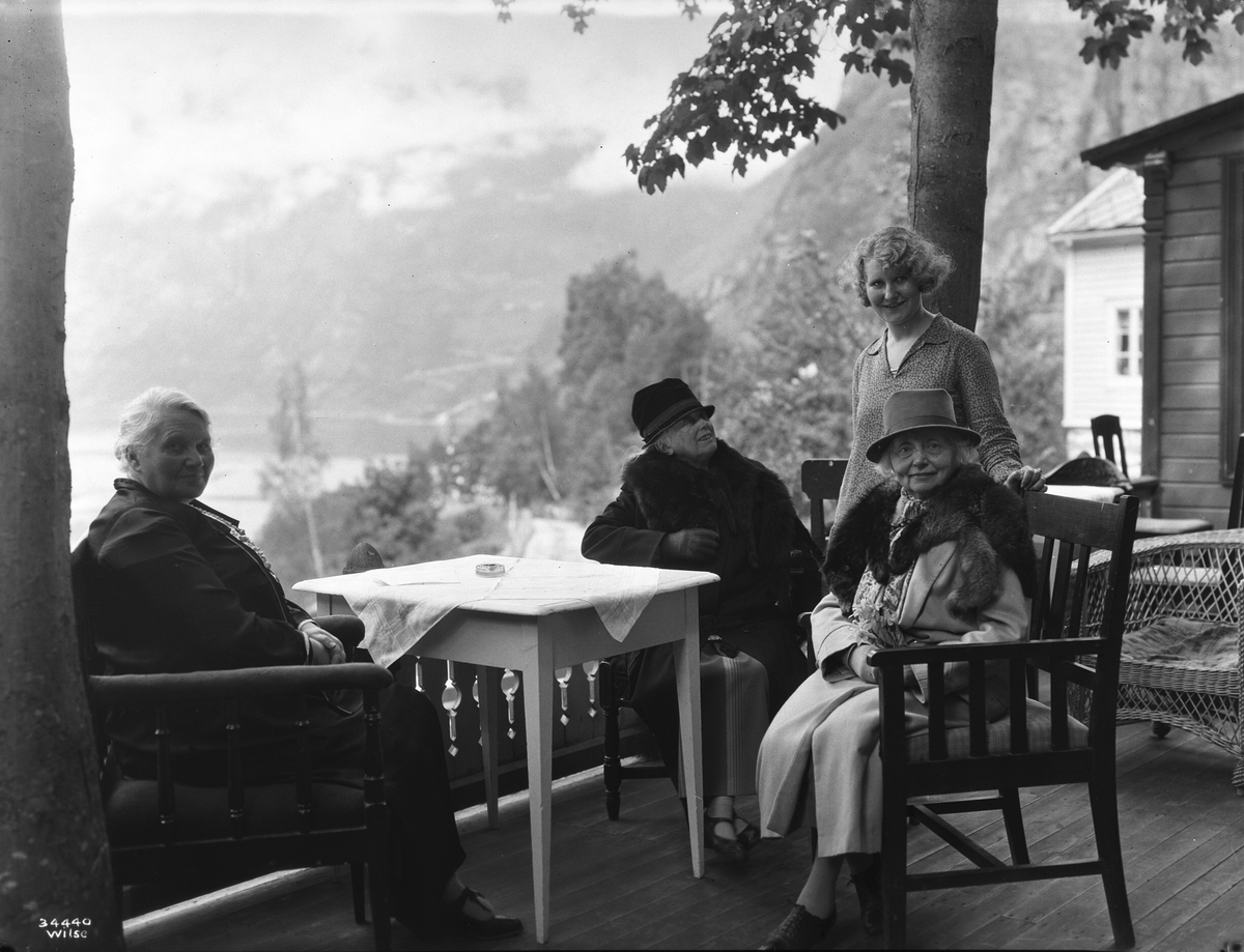 Anders Beer Wilse, Prot: Gruppe, Union hotel, fru Grieg
