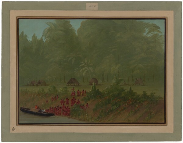 George Catlin, A Yahua Village