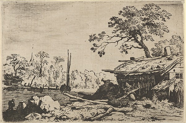 Allart van Everdingen, The Ruinous Hut