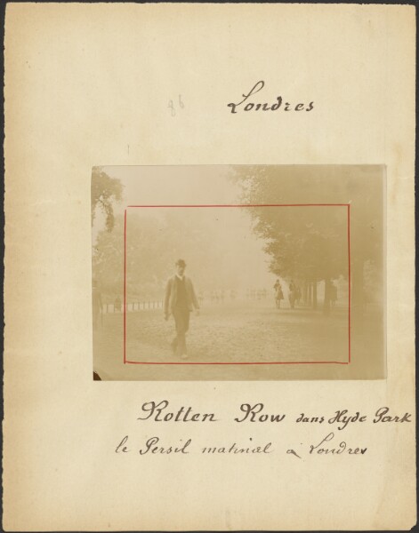 Unknown, [Rotten Row, Hyde Park]