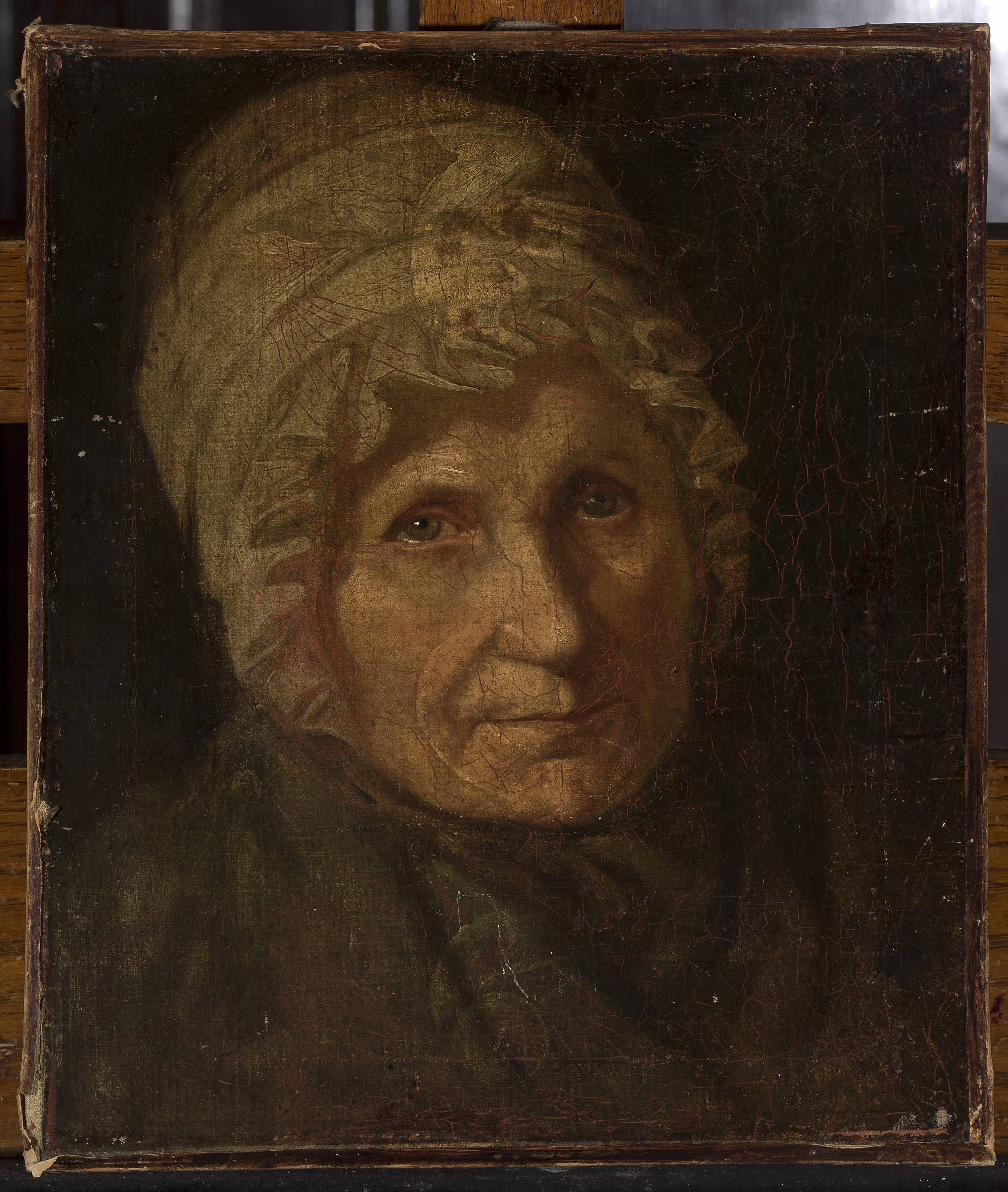 Józef Polkowski, Portrait of a woman in a cap