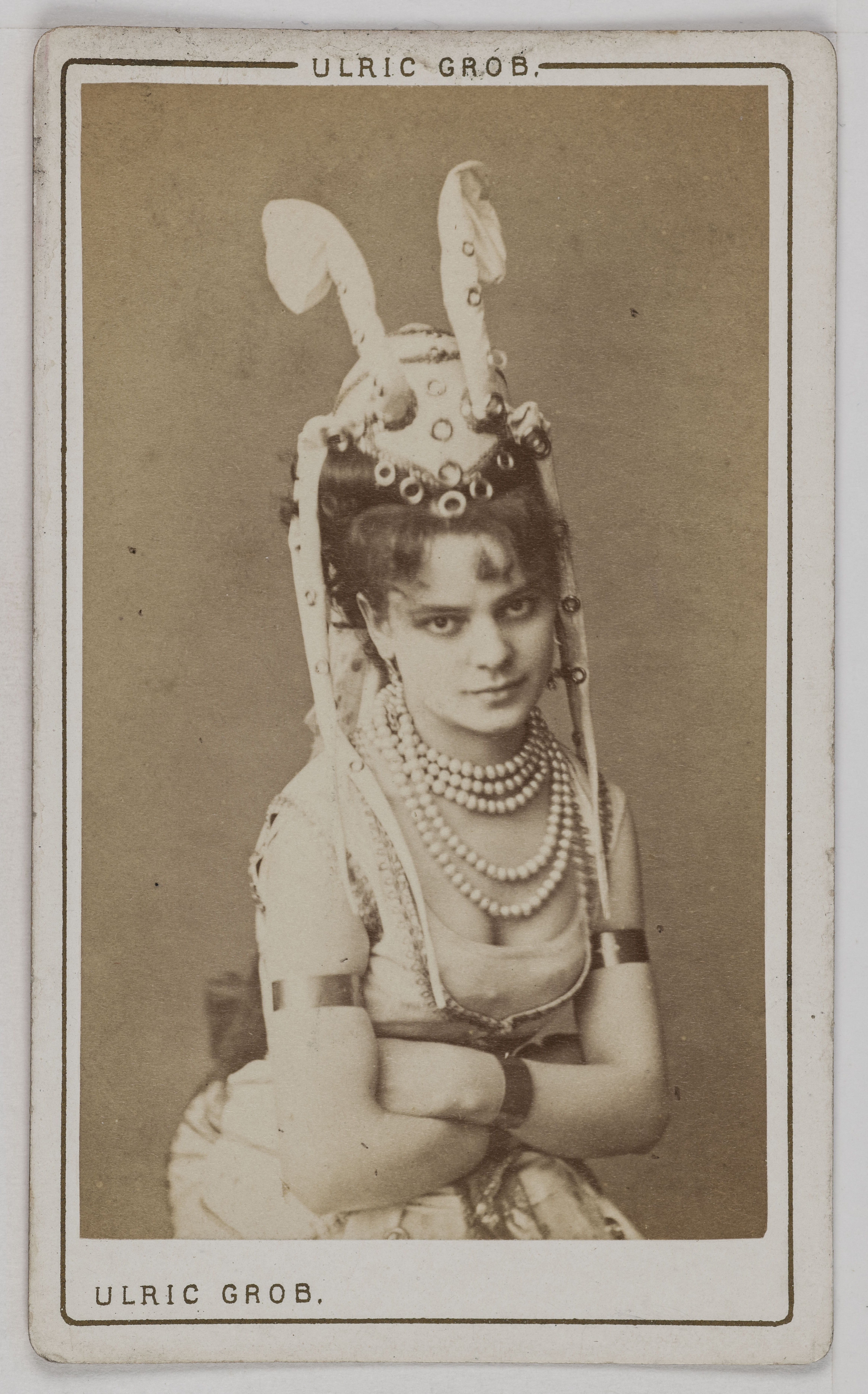 Ulric Grob, Portrait de Victorine, actrice au Théâtre de la Gaîté.