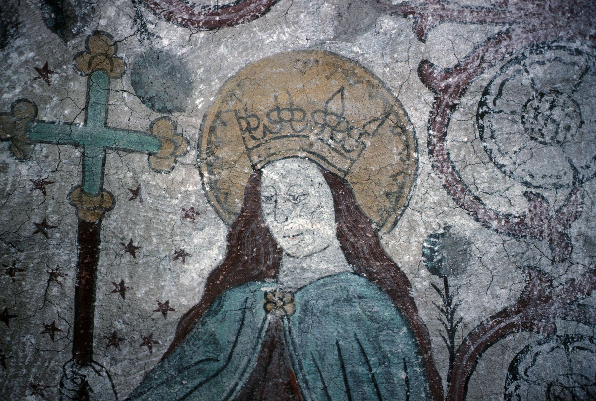 Rune Hammarling, Lime painting in Viksta Church, Viksta parish, Uppland 1986