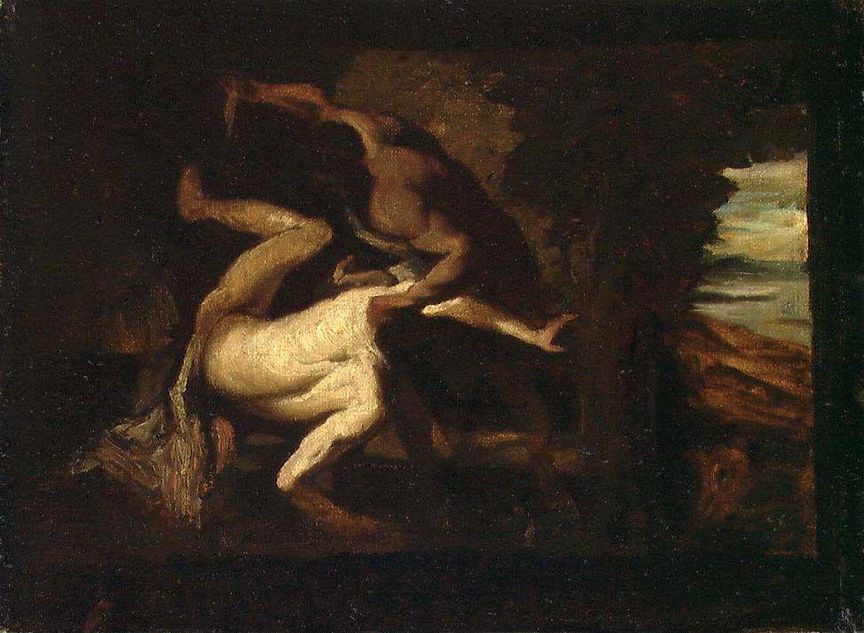 Eilif Peterssen, The Killing of Abel. Copy after Tintoretto