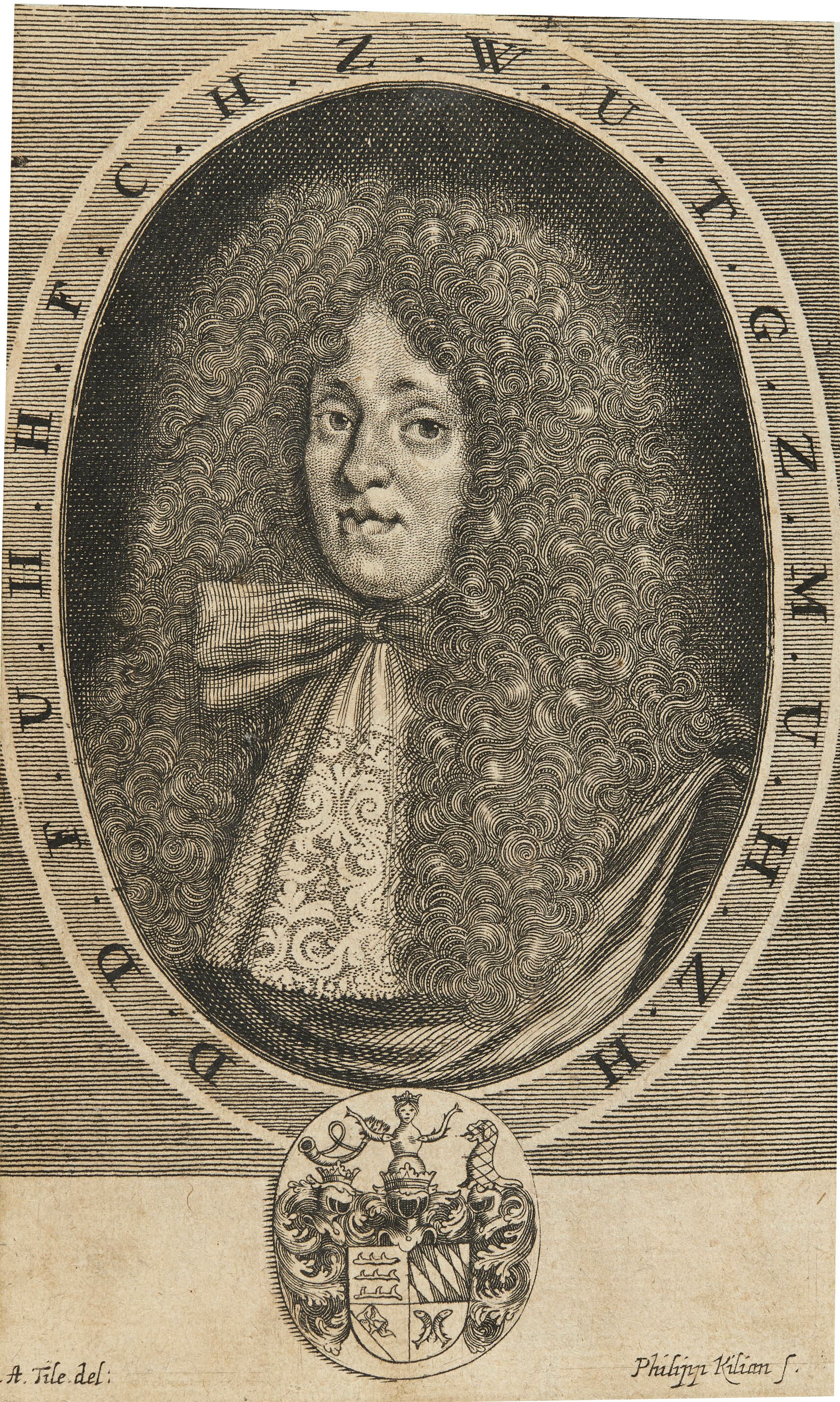 Philipp Kilian, Bildnis Herzog Friedrich Karl von Württemberg-Winnental