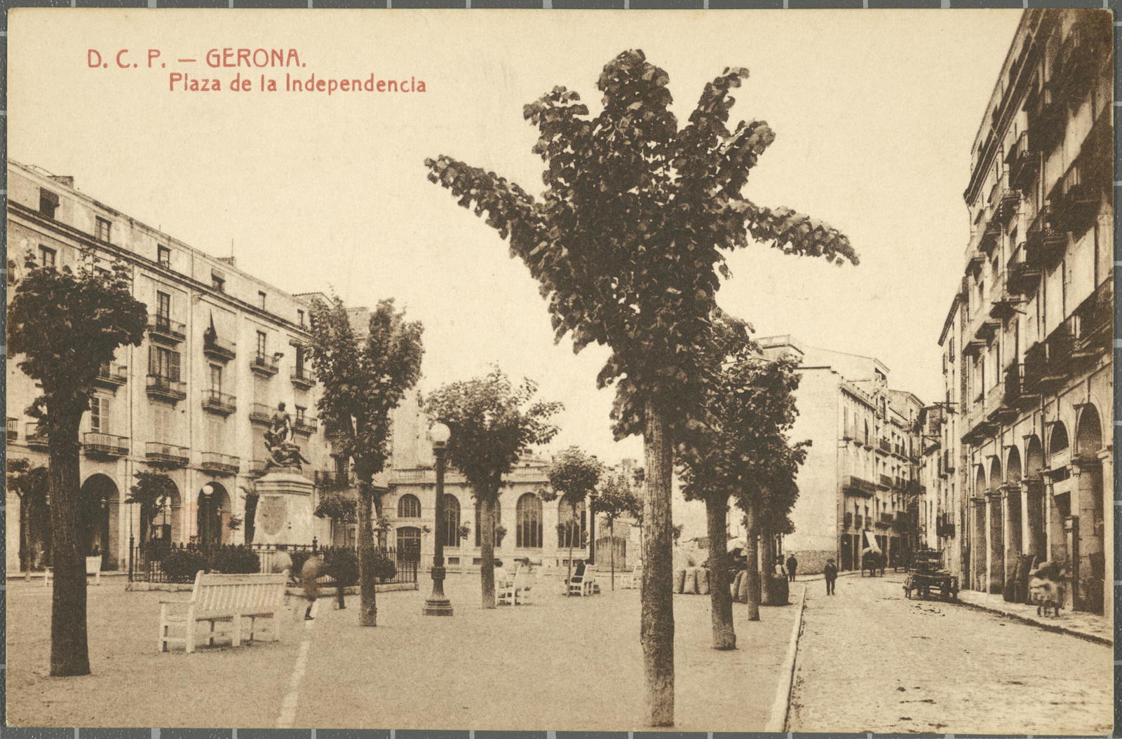 Desconegut, D.C.P.-Gerona. Plaza de la Independencia