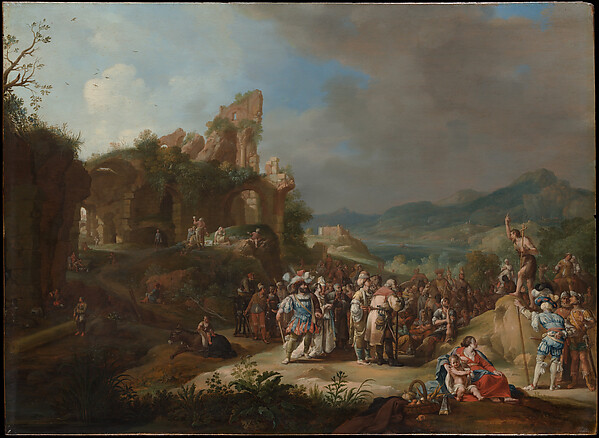 Bartholomeus Breenbergh, The Preaching of John the Baptist