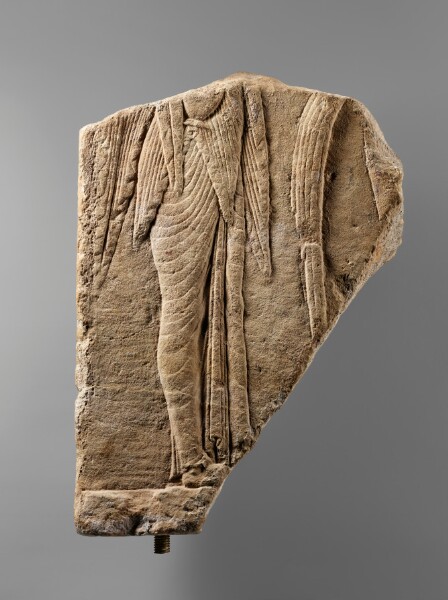 Unknown, Fragment of an Archaistic Relief with a Female Figure