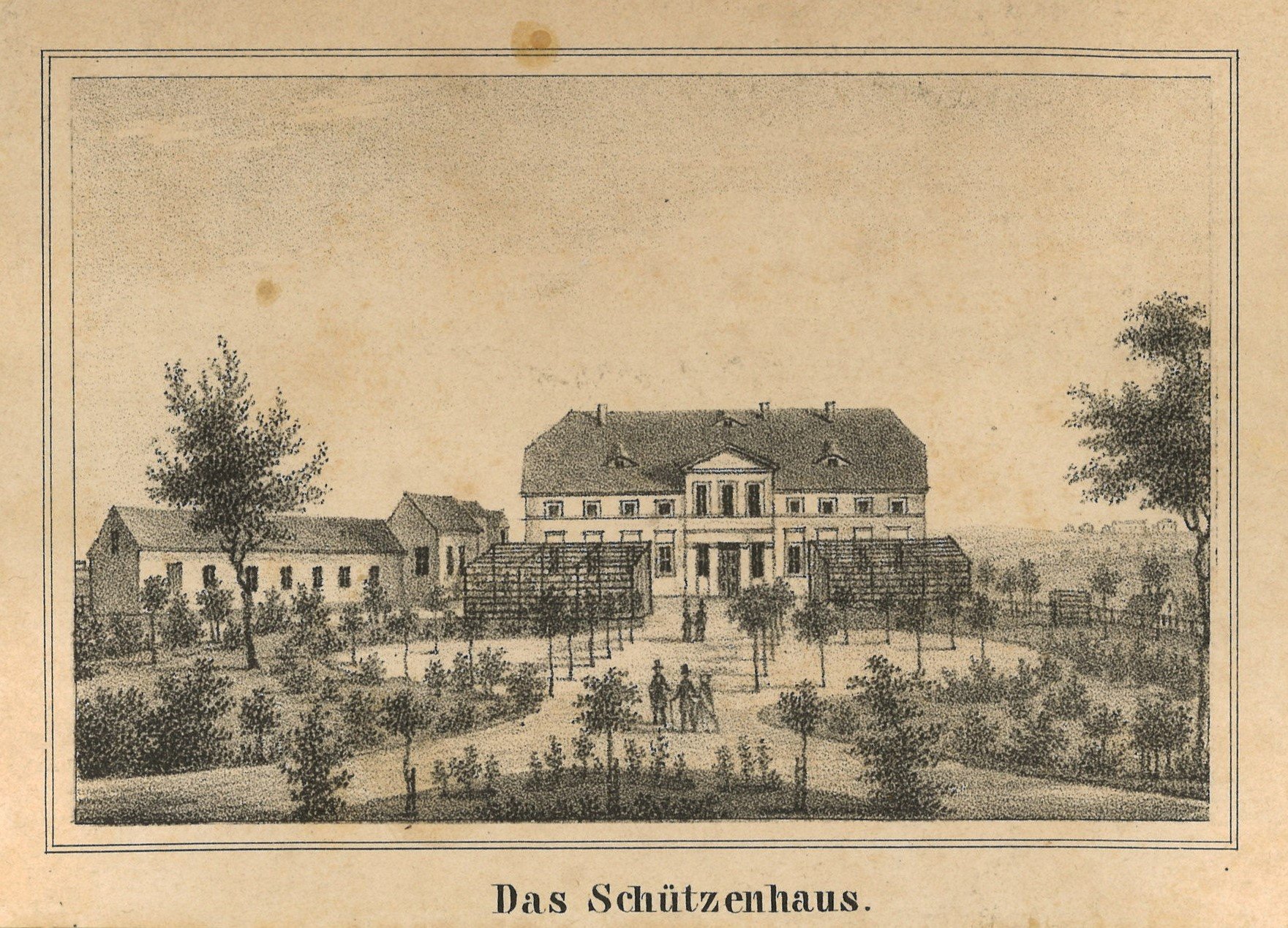 Gustav Frank (Lithograf), Prenzlau: Schützenhaus