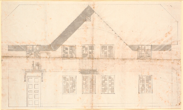 Nicolai Abildgaard, Spurveskjuls facade