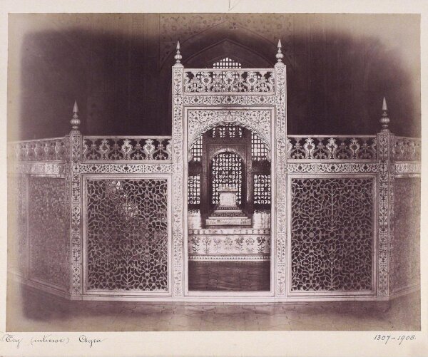 Unknown, Interior of  Taj Mahal