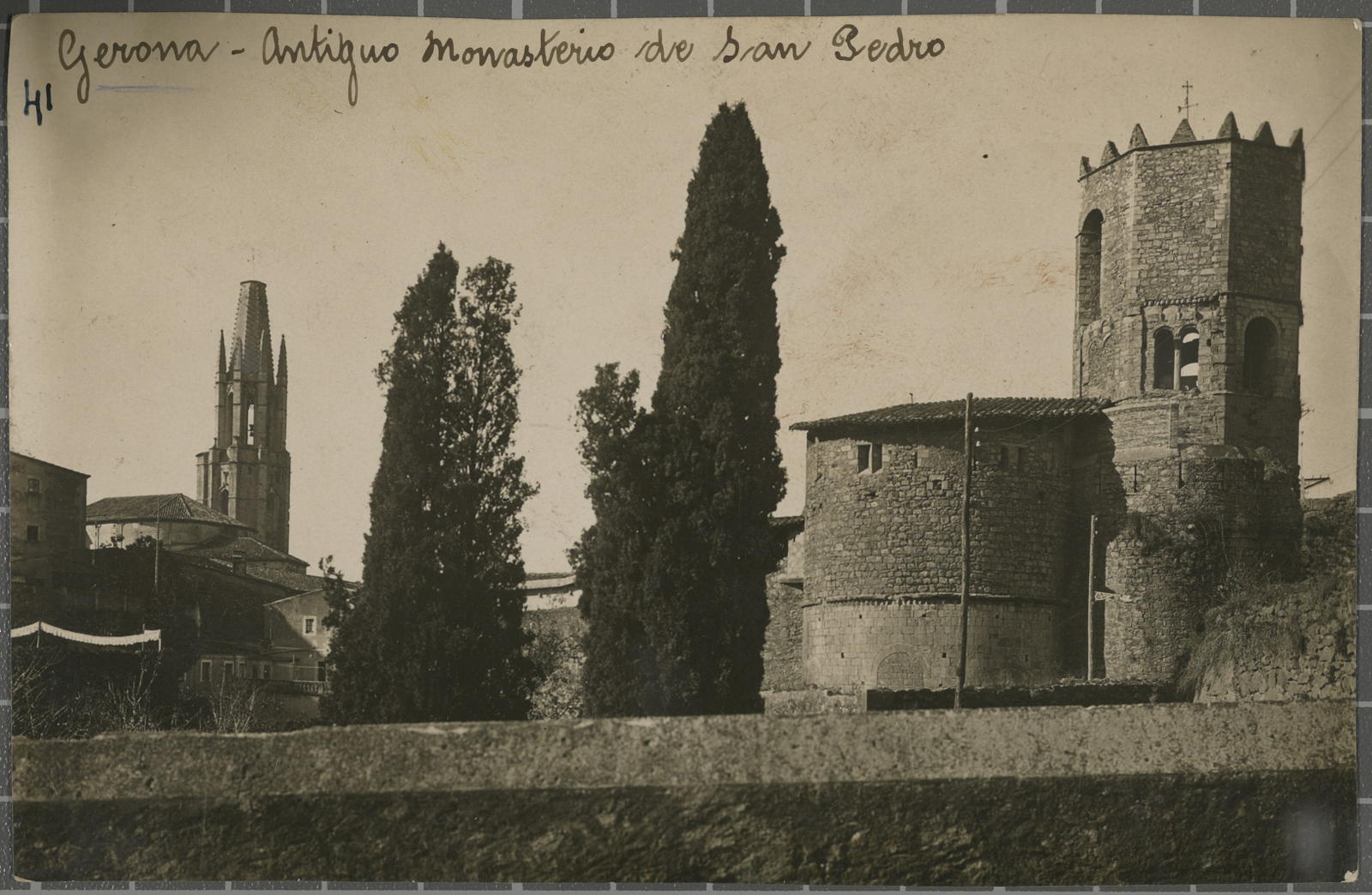 Desconegut, 41. Gerona.- Antiguo Monasterio de San Pedro