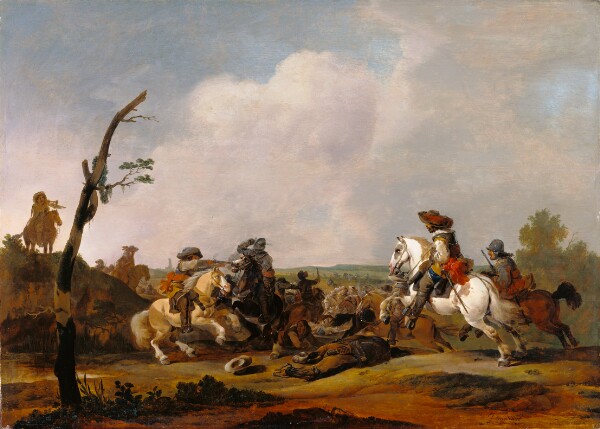 Johannes Lingelbach, Battle Scene