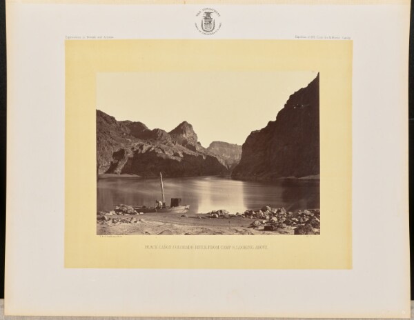 Timothy H. O'Sullivan, Black Cañon, Colorado River, from Camp 8, Looking Above