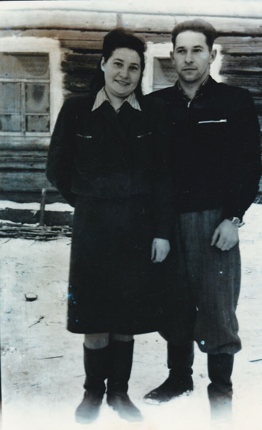 Unknown artist, Tremtiniai Antanas ir Marytė Rylos