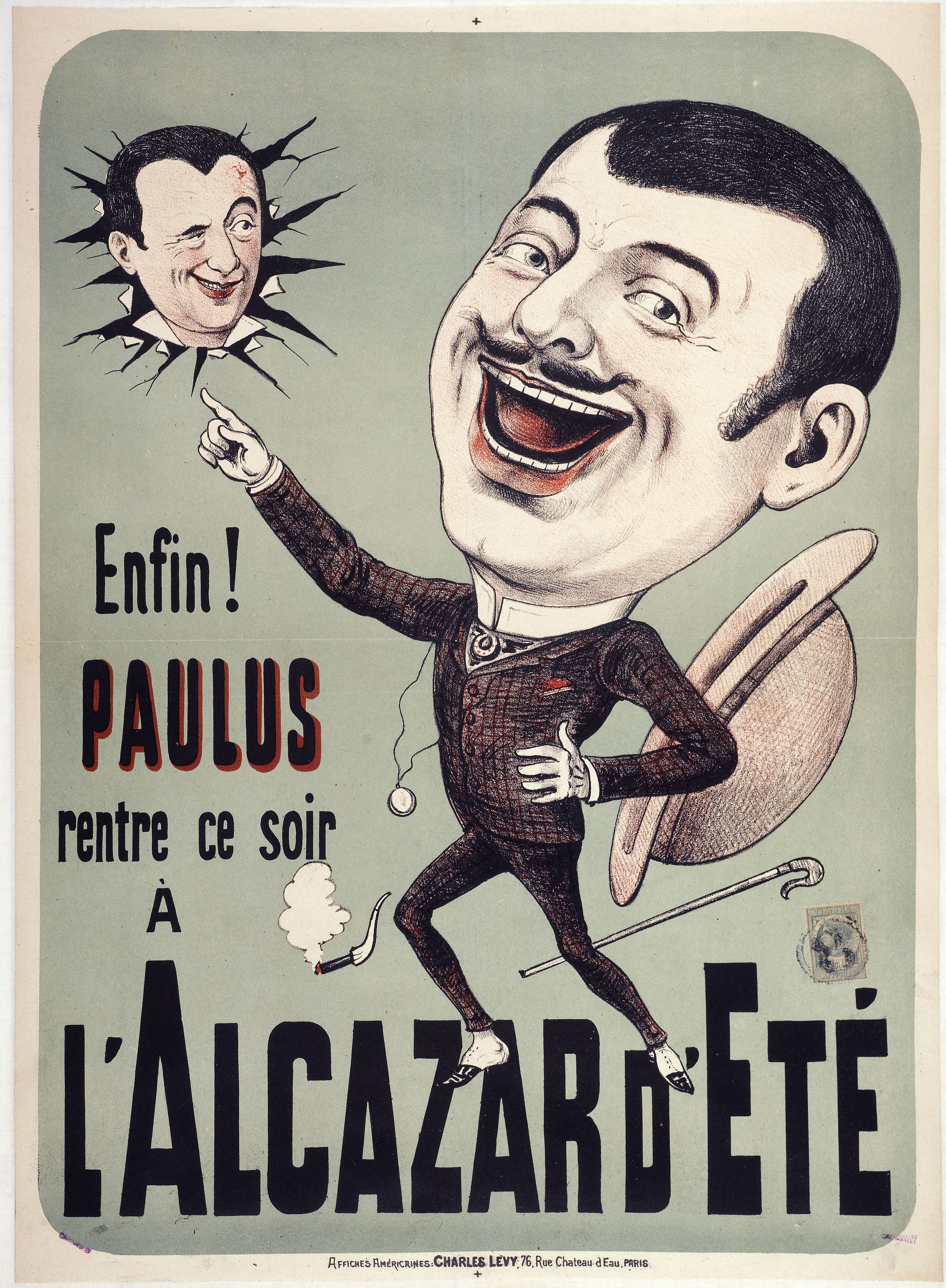 Anonyme, Enfin!/ PAULUS/ rentre ce soir/ A/ L'ALCAZAR D'ETE
