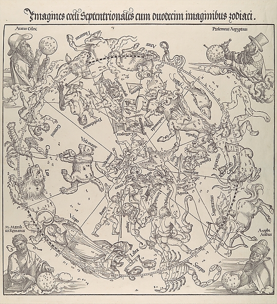 Albrecht Dürer, The Celestial Map- Northern Hemisphere