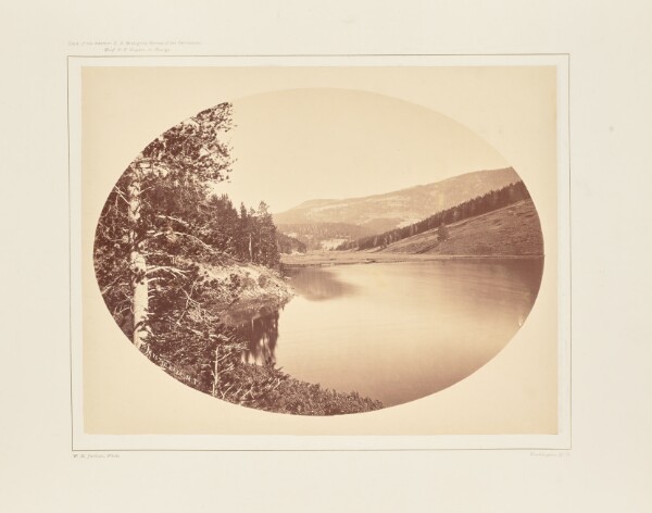 William Henry Jackson, Mystic Lake, Source of East Gallatin