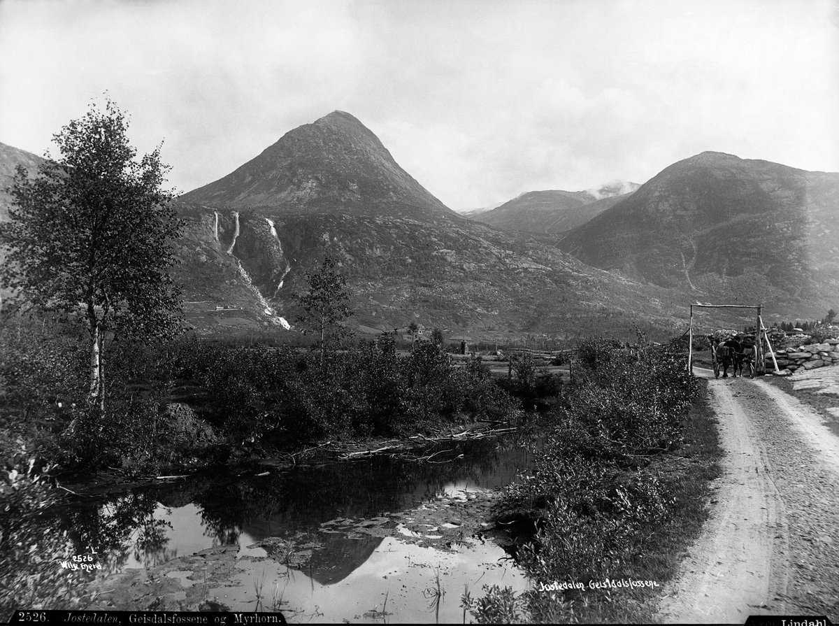 Axel Lindahl, Prot: Jostedalen Geisdalsfossene og Myrhorn