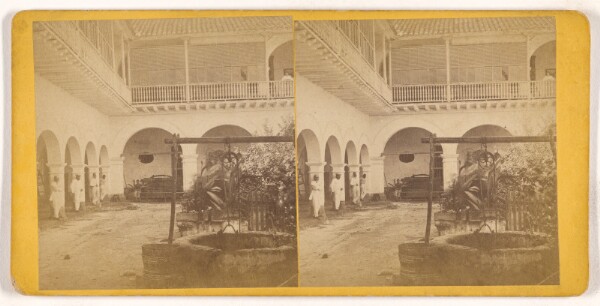 Unknown, [Court yard of the American Consuls House, Carthagena]