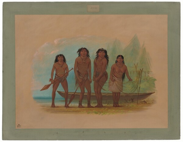 George Catlin, Four Fuegian Indians