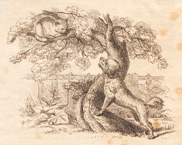 Martinus Rørbye, Illustration til "Halvhundrede Fabler for Børn" af Hey