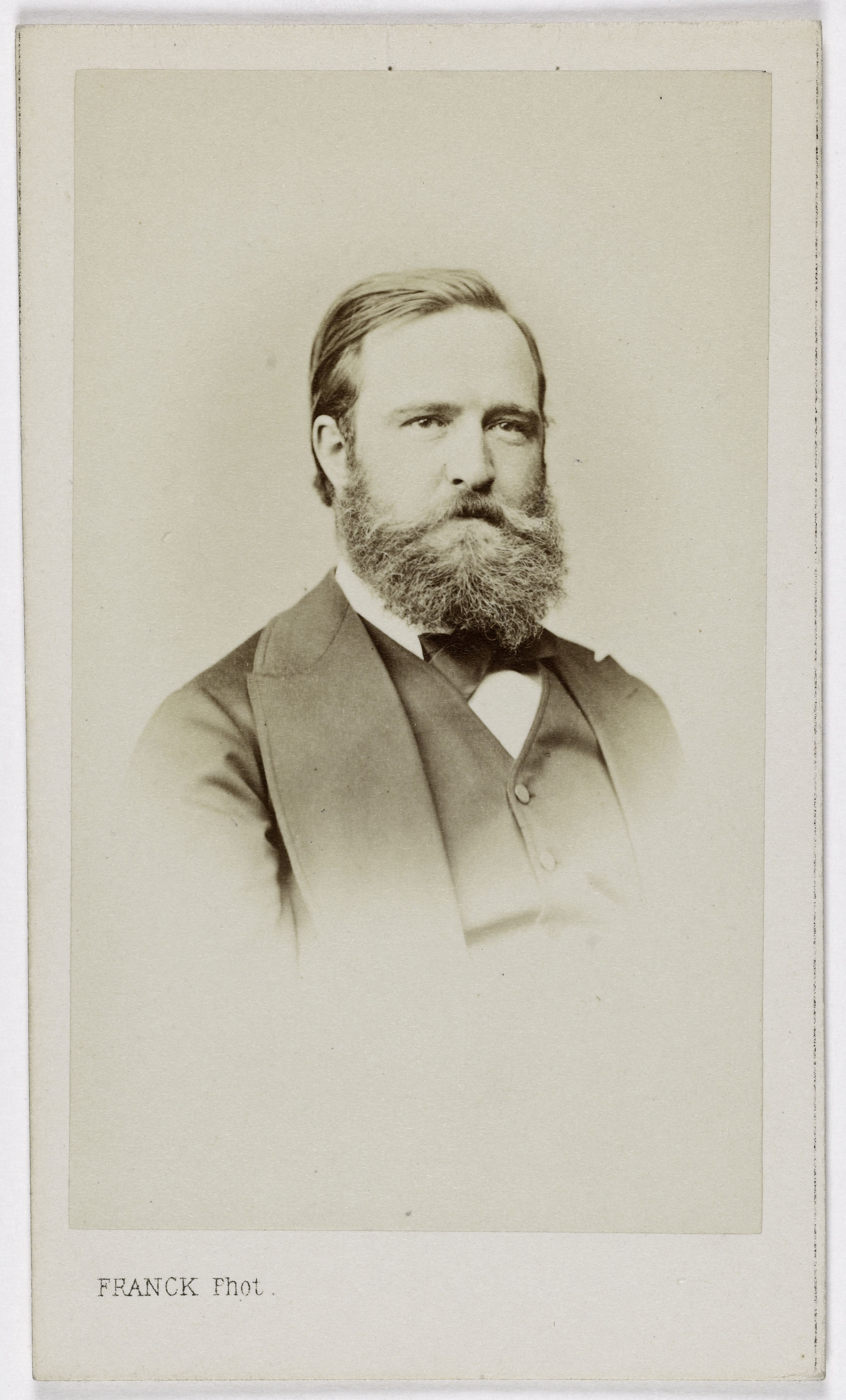 Franck, Portrait d'Aimé-Clément Duvernois (1836-1879), (publiciste, homme politique, Ministre du Commerce)