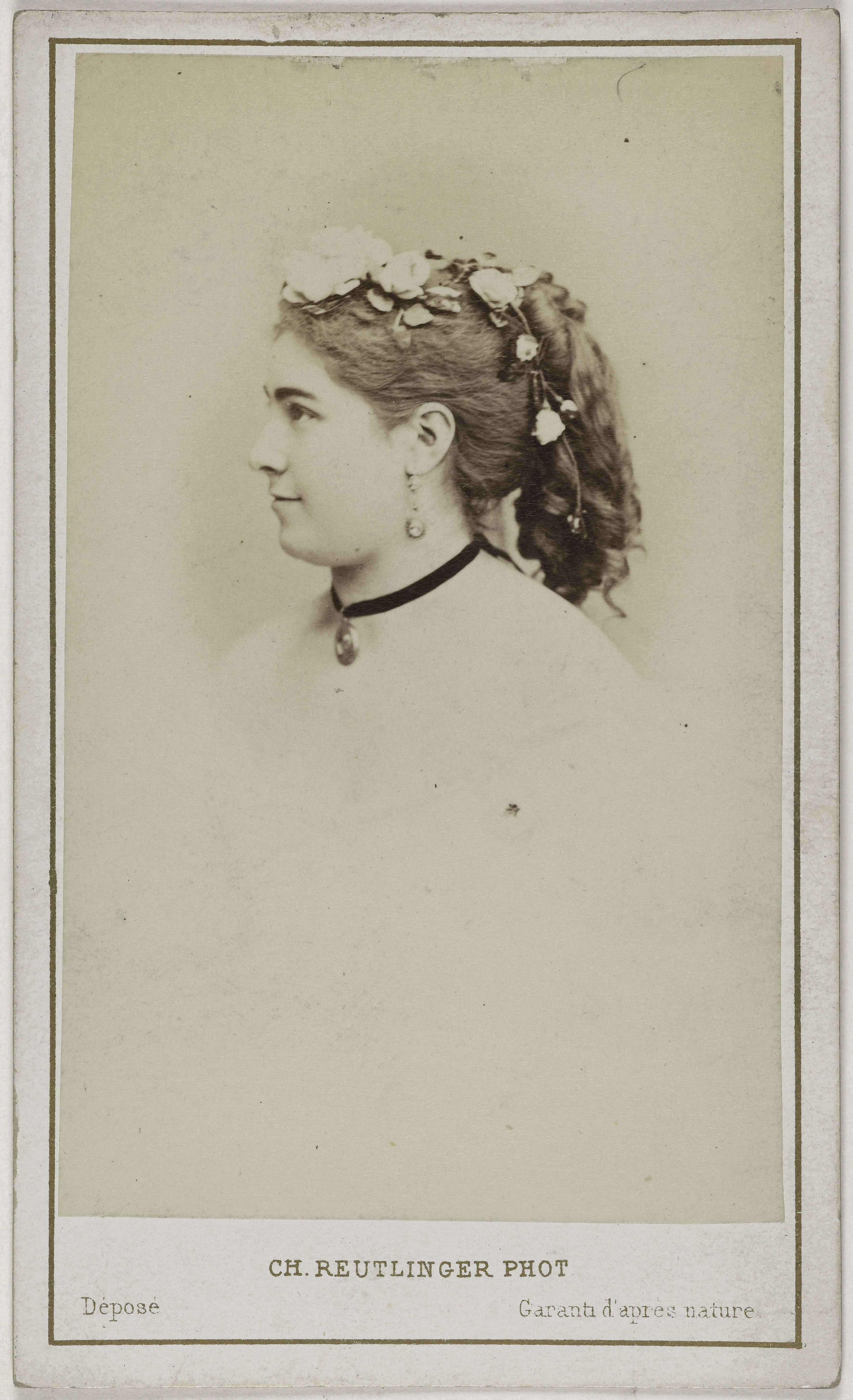 Charles Reutlinger, Portrait de Dargeles (actrice aux théâtres du Châtelet et de la Renaissance)